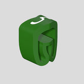 Weidmuller Cable marker, marked '5', green, 3 x 3.4mm